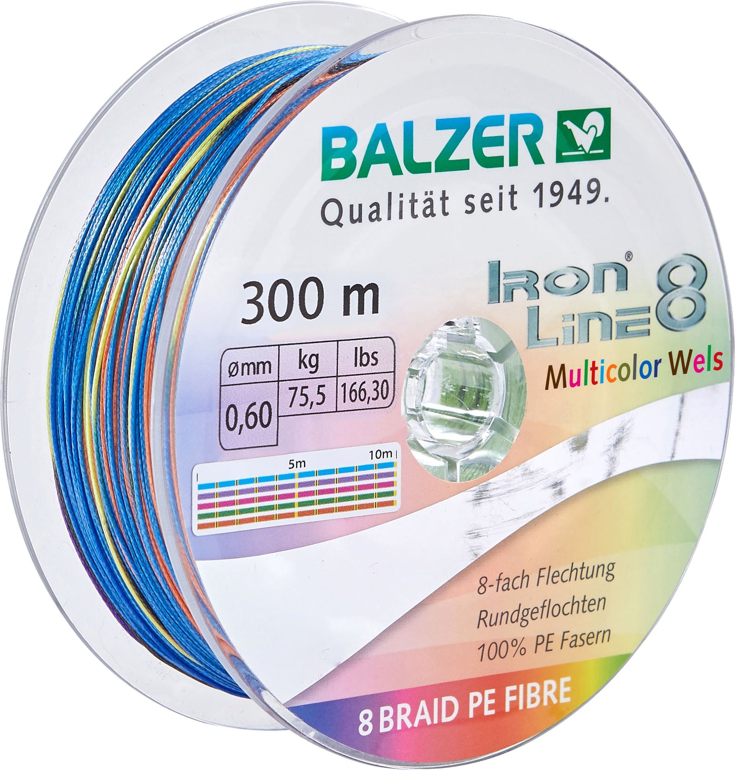 Ironline 8 Multicolor Wels 0,40mm, 300m