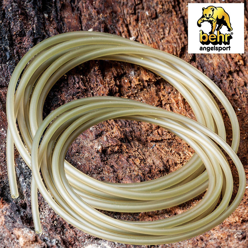 Camo Tubing 1mm 1,5mm Anti Tangle camouflage Karpfenmontage Silikontube von Behr