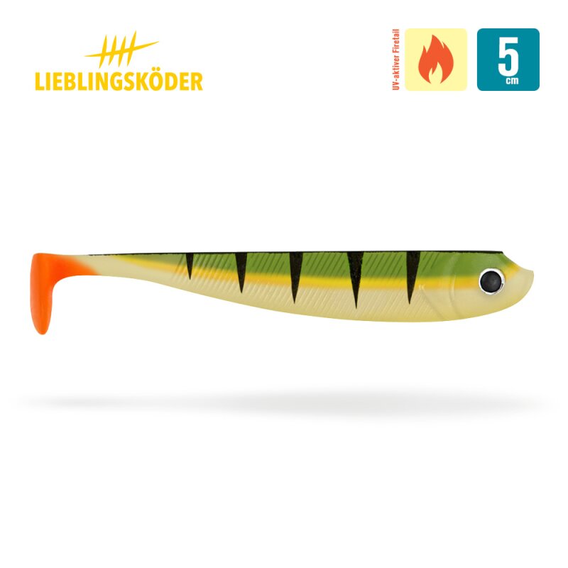 Lieblingsköder Charly 5 cm | 6x Gummifisch