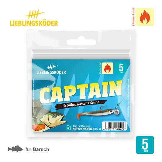 Lieblingsköder Captain 5 cm | 6x Gummifisch