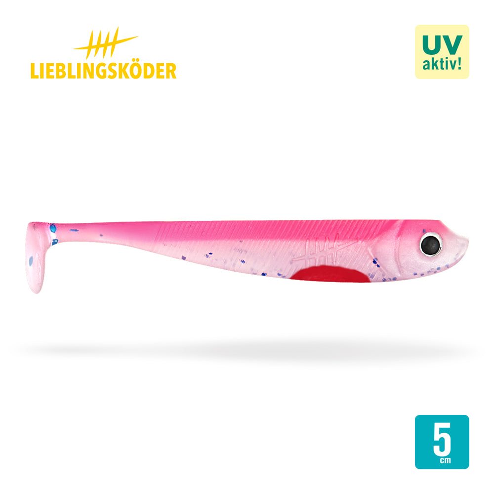 Lieblingsköder Pinky 5 cm | 6x Gummifisch