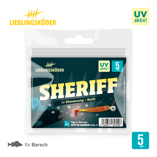 Lieblingsköder Sheriff 5 cm | 6x Gummifisch
