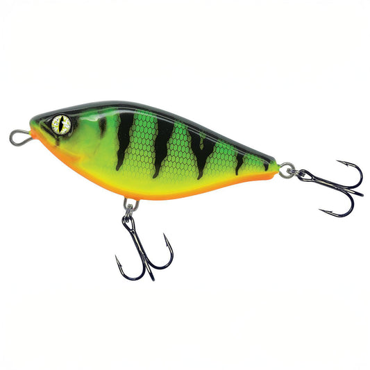 Shirasu Jerk Bait Fire Perch 8cm