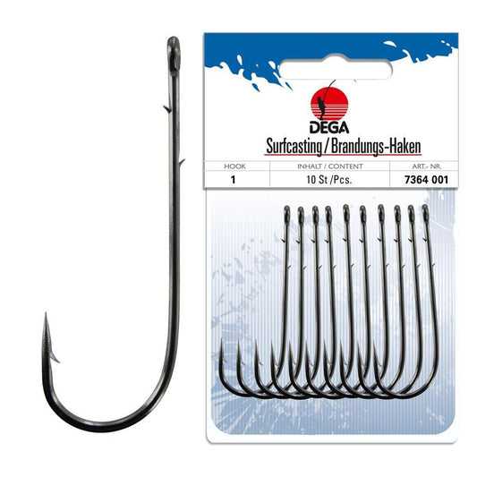 Surfcasting-/Brandungshaken - Größe 1 / 10 Stück