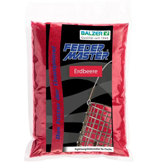 Balzer Feedermaster Futter 1kg Method Feeder Erdbeere