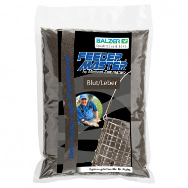 Balzer Feedermaster Futter 1kg Method Feeder Blut/Leber
