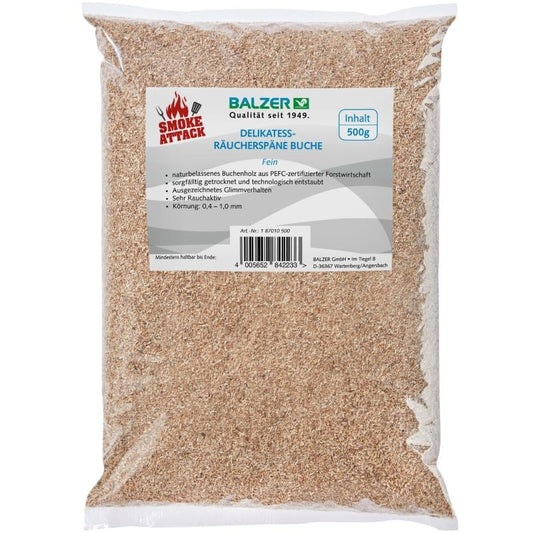 Balzer Räuchermehl Buche fein, 500g