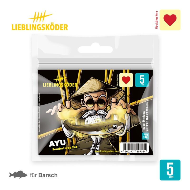 Lieblingsköder Ayu 5 cm | 6x Gummifisch