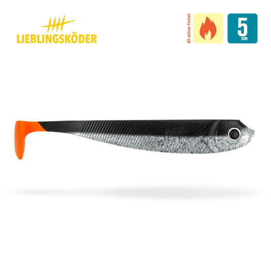 Lieblingsköder Black Shadow 5 cm | 6x Gummifisch