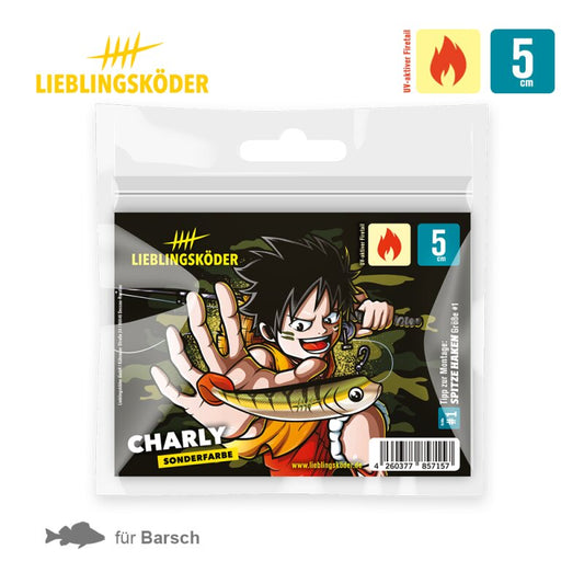 Lieblingsköder Charly 5 cm | 6x Gummifisch