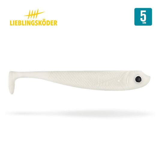 Lieblingsköder Mr. White 5 cm | 6x Gummifisch