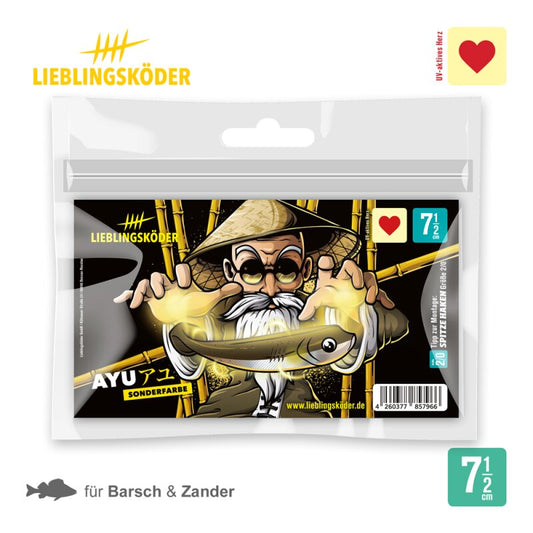 Lieblingsköder Ayu 7,5 cm | 5x Gummifisch
