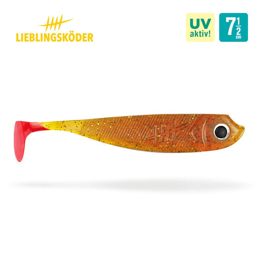 Lieblingsköder Sheriff 7,5 cm | 5x Gummifisch