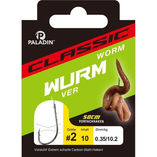 Paladin Classic Wurm gebunden 50cm gunsmoke Gr.1 0,35mm 10,2kg 10St.