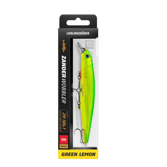 Zander Wobbler "Lieblingsköder" ZW 125, Green Lemon